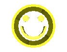 spinning 3D smiley face